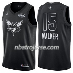 Män Charlotte Hornet Kemba Walker 15 2018 All Star Jordan Brand Svart Swingman